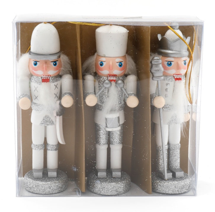 Set of 3 Nutcracker Tree Decorations Malt House Emporium Ltd